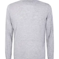 Шерстяной свитер с высоким воротником