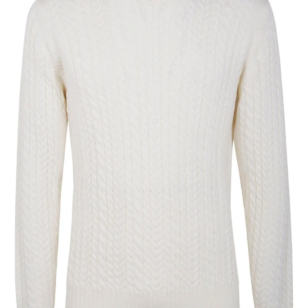 Свитер фактурной вязки из шерсти мериноса