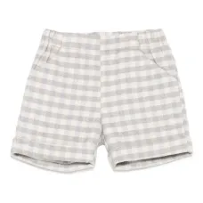 Шорты в клетку гингем