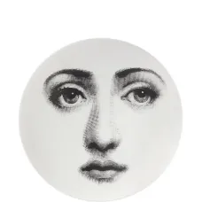 Круглая коробка с принтом