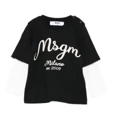 Многослойная футболка с логотипом Многослойная футболка с логотипом