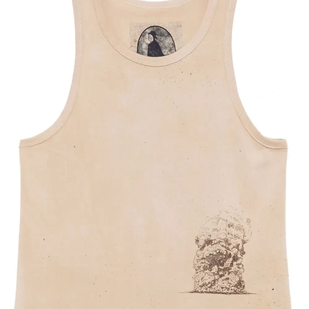 Топ с графичным принтом