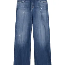 Джинсы с эффектом потертости