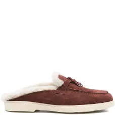 Мюли с меховой отделкой