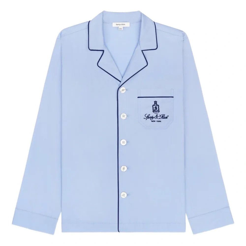 Рубашка с длинными рукавами и вышивкой