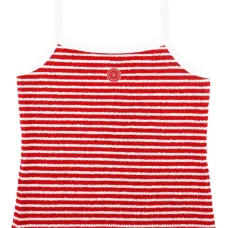 Полосатый топ без рукавов