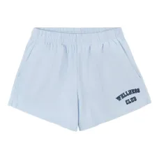 Шорты с эластичным поясом и вышивкой