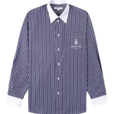 Полосатая рубашка с вышивкой Полосатая рубашка с вышивкой