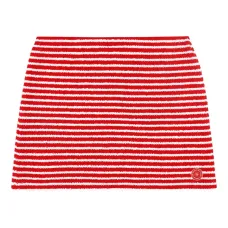 Юбка мини в полоску