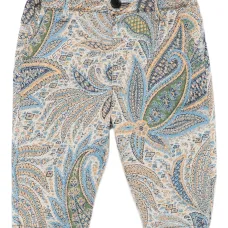 Брюки с принтом пейсли