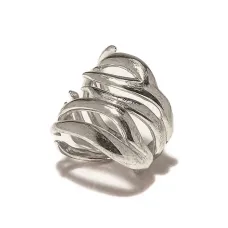 Серьга-кафф с кольцами