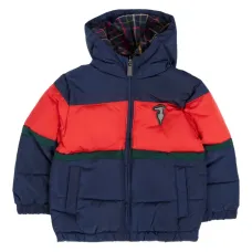 Пуховик в стиле колор-блок Пуховик в стиле колор-блок