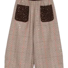 Брюки в клетку