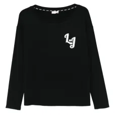 Топ с длинными рукавами и логотипом