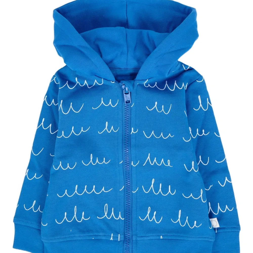 Топ с капюшоном и принтом