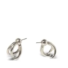 Закругленные серьги