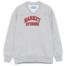 Толстовка с V-образным вырезом и логотипом