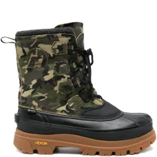 Камуфляжные ботинки Caribou на шнуровке