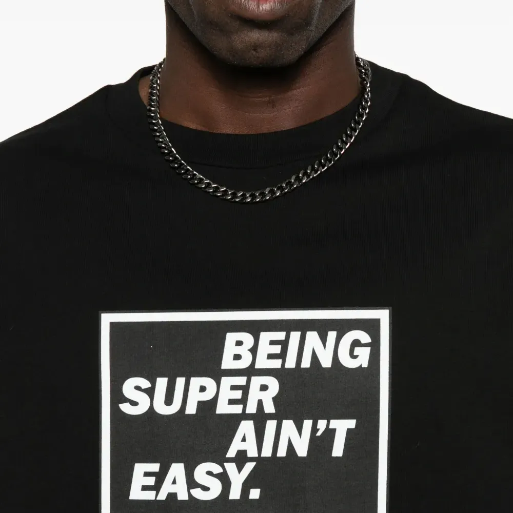 Футболка с принтом-слоганом