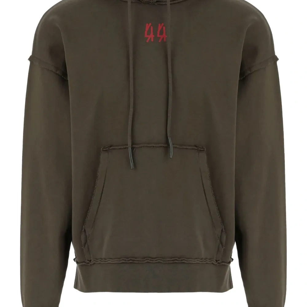 Худи с бахромой и логотипом