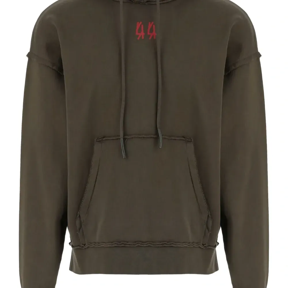 Худи с бахромой и логотипом