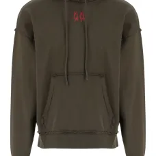 Худи с бахромой и логотипом