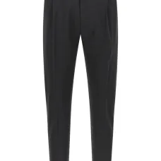 Шерстяные брюки со складками