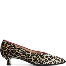 Туфли-лодочки с анималистичным принтом