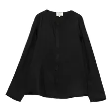 Футболка с круглым вырезом и длинными рукавами