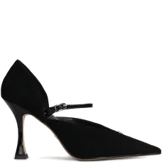 Туфли-лодочки Yuna с заострённым носком и каблуком 95 мм Туфли-лодочки Yuna с заострённым носком и каблуком 95 мм