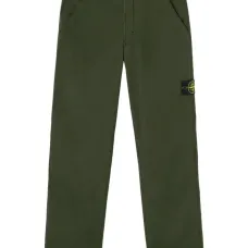 Брюки с нашивкой-логотипом