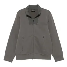 Свитер на молнии со вставками