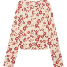 Топ с цветочным принтом