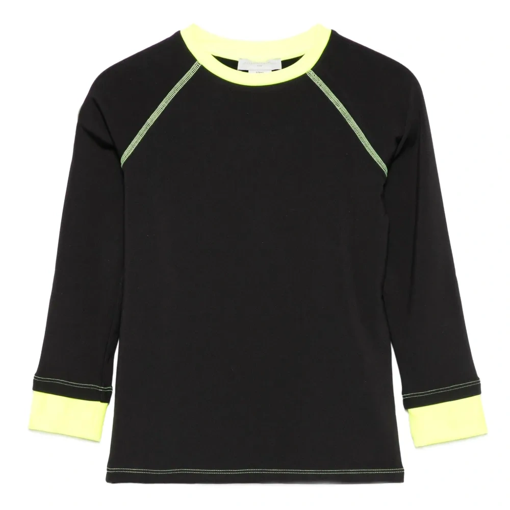 Лонгслив с контрастной отделкой