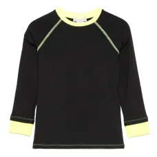 Лонгслив с контрастной отделкой