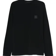 Лонгслив с нашивкой-логотипом