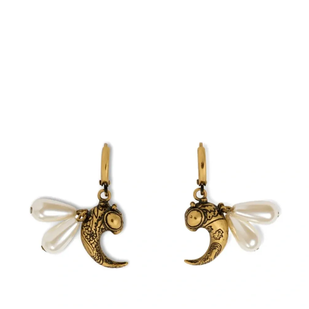 Серьги с узором пейсли