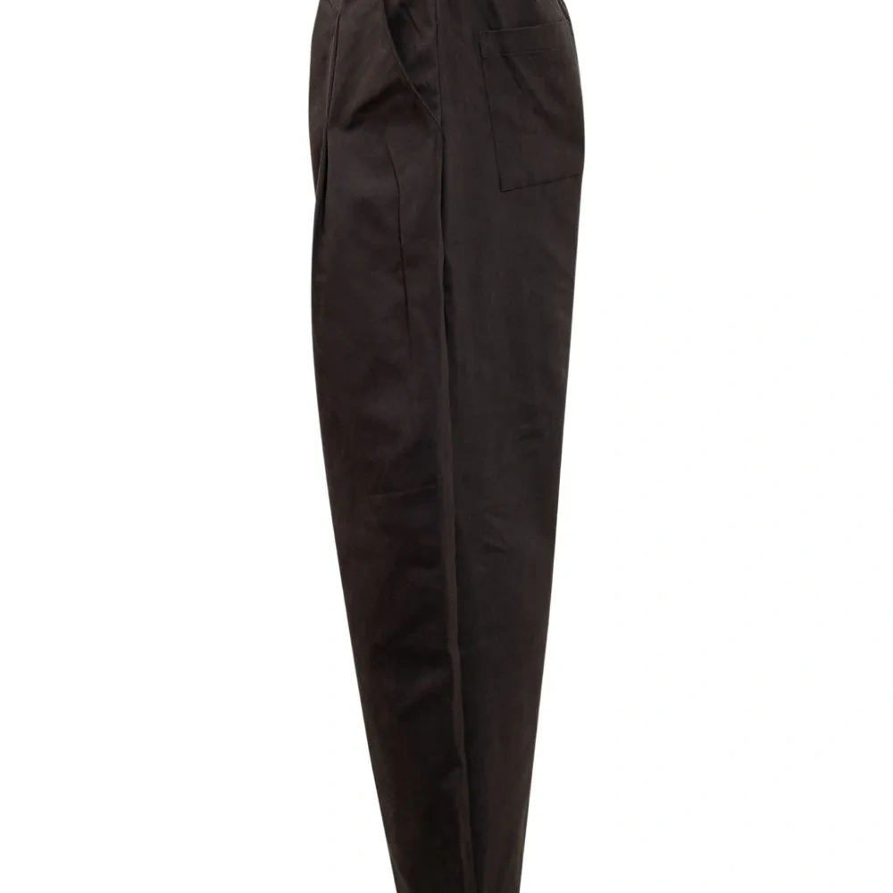 Плиссированные брюки с эластичным поясом