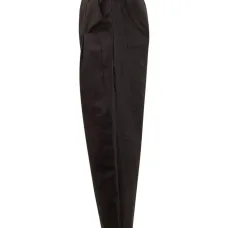 Плиссированные брюки с эластичным поясом