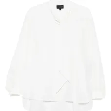 Блузка с завязками на воротнике