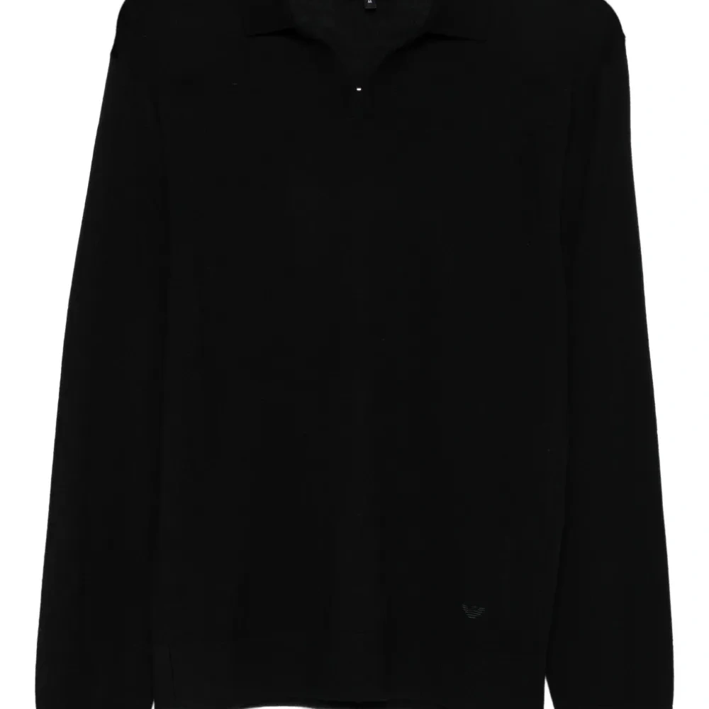 Свитер с воротником поло