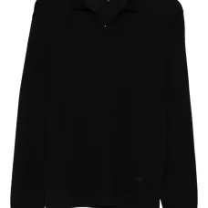 Свитер с воротником поло