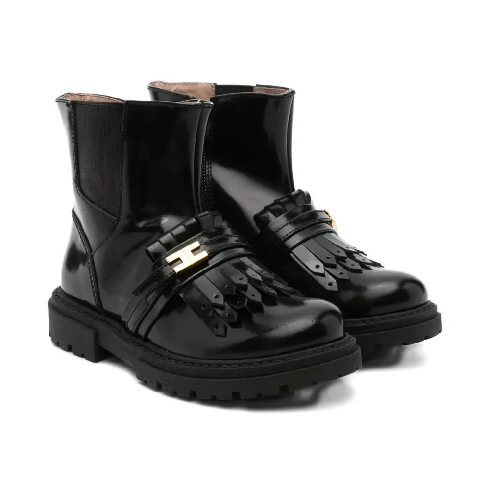 Ботинки с бахромой