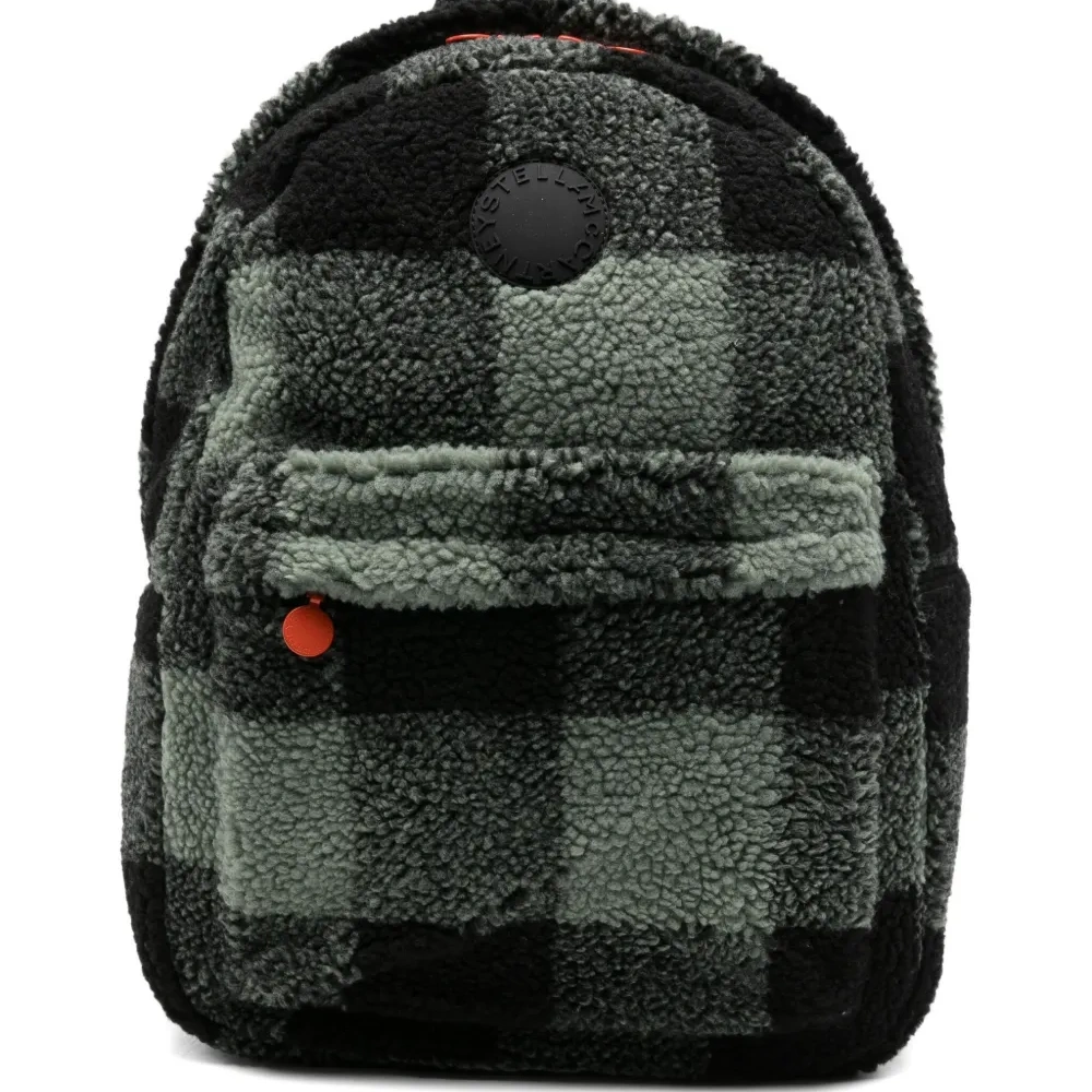 Фактурный рюкзак в клетку