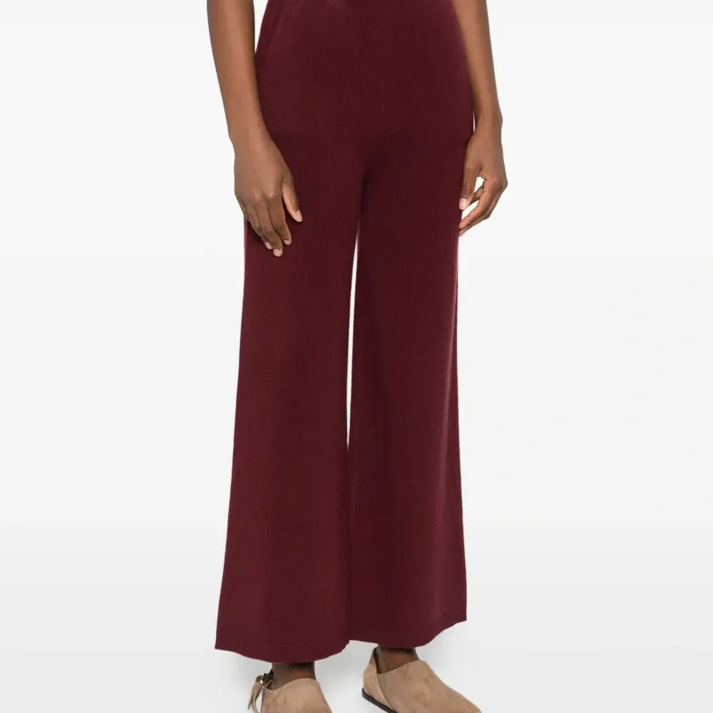 Укороченные брюки палаццо