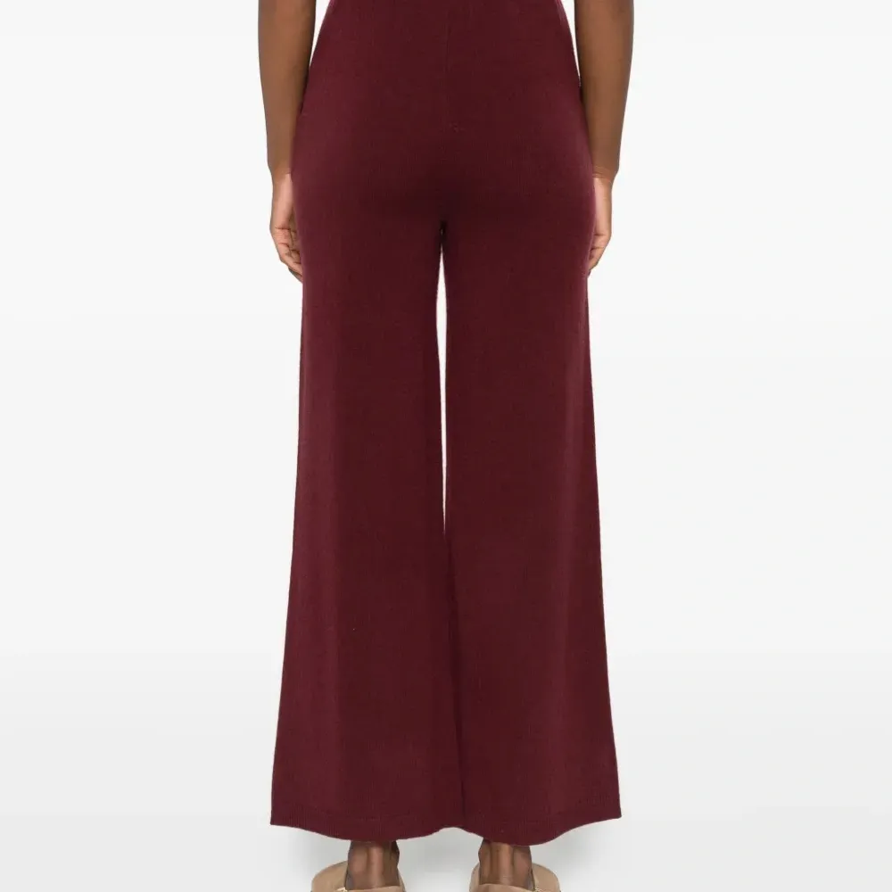 Укороченные брюки палаццо