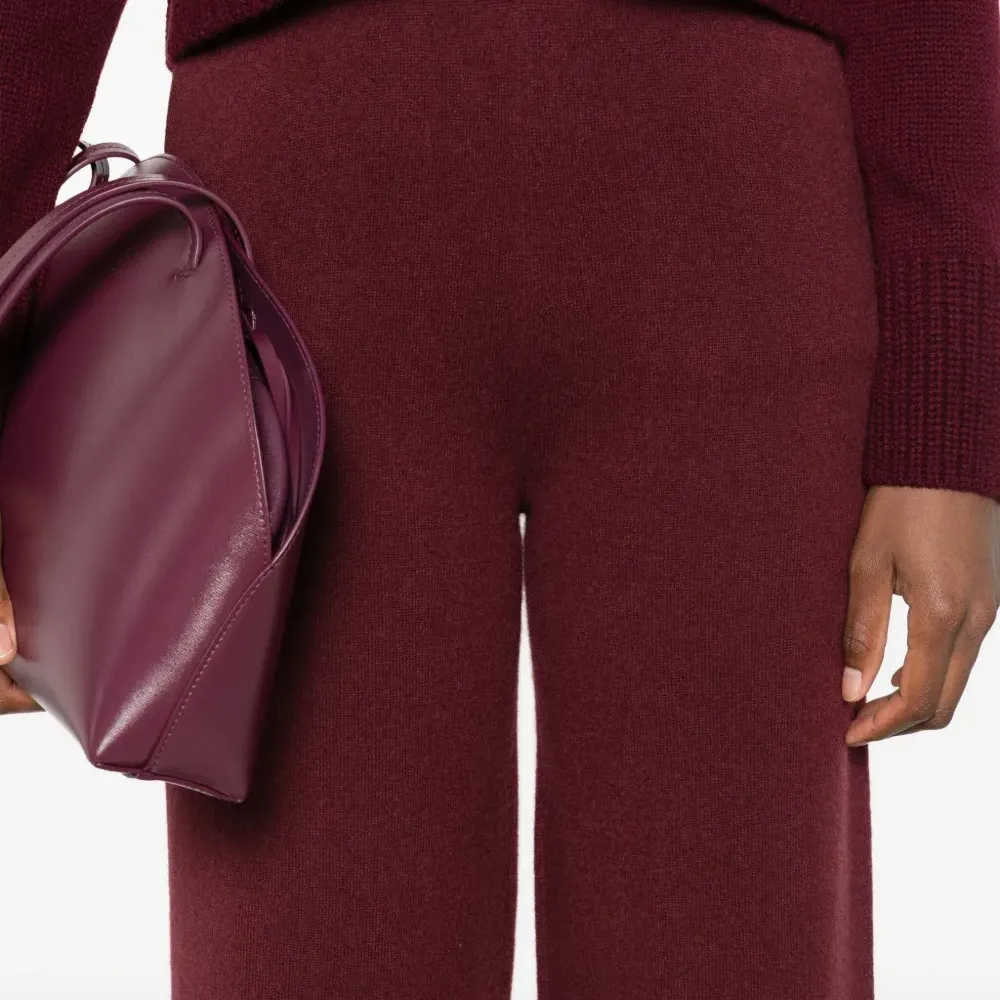 Укороченные брюки палаццо