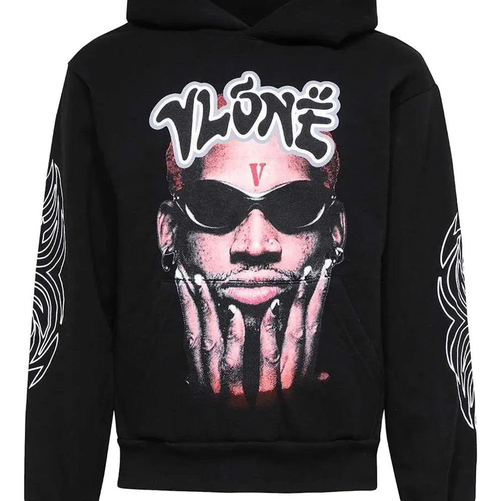 Худи с принтом из коллаборации с Dennis Rodman