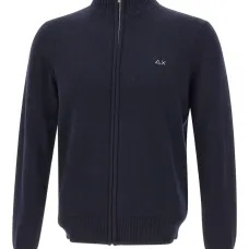 Кардиган на молнии с высоким воротником