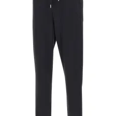 Спортивные брюки с кулиской на манжетах